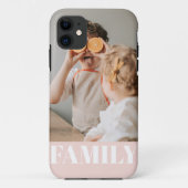 Foto van de moderne roze liefdesfamilie Case-Mate iPhone case (Achterkant)