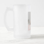 Foto van de moderne roze liefdesfamilie matglas bierpul (Links)