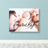 Foto van de moderne typografie canvas afdruk (Insitu (Houten vloer))