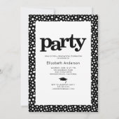 Foto van de moderne vetgedrukte zwarte witte afstu kaart (Achterkant)