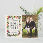 Foto van de moderne vredesliefhebber Kronkel Festi Kaart (Staand voorkant)