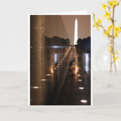 Foto van de Muur van de Veteranen van Vietnam de Kaart (Gele Bloem)