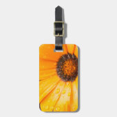 Foto van de natte lente-Flash African Daisy Bagagelabel (Voorkant verticaal)