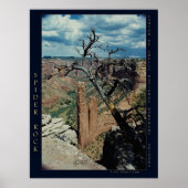 Foto van de natuur Spider Rock, Canyon de Chelly Poster (Voorkant)