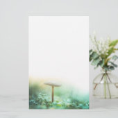 Foto van de Natuur van de paddenstoel Briefpapier (Staand voorkant)