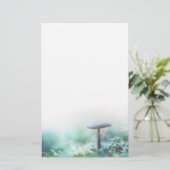 Foto van de Natuur van de paddenstoel Briefpapier (Staand voorkant)