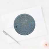 Foto van de New Orleans Water Meter Ronde Sticker (Envelop)