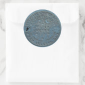 Foto van de New Orleans Water Meter Ronde Sticker (Tas)