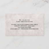  foto van de Notaris Public Loan Signing Agent Visitekaartje (Achterkant)