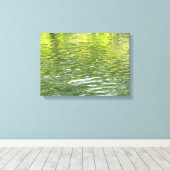 Foto van de Oak Creek Yellow en Green Natuur Canvas Afdruk (Insitu (Houten vloer))