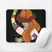 Foto van de Oekraïense volkskunst door Vera Tremba Muismat (Met muis)