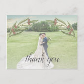 Foto van de Olive Branch Wedding Collectie Aankondigingskaart (Voorkant)