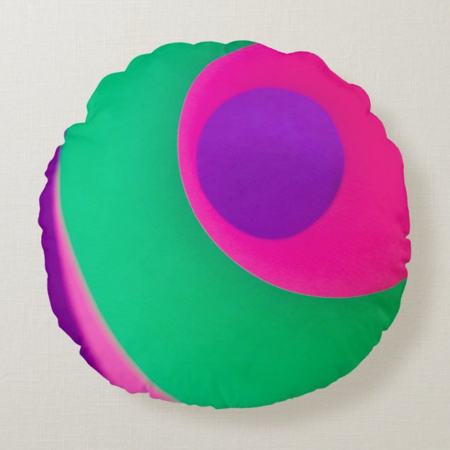 Foto van de optische illusie rond kussen (Voorkant)