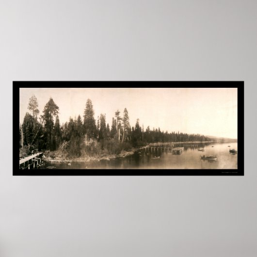 Foto van de orkaan Bay 1908 Poster (Voorkant)