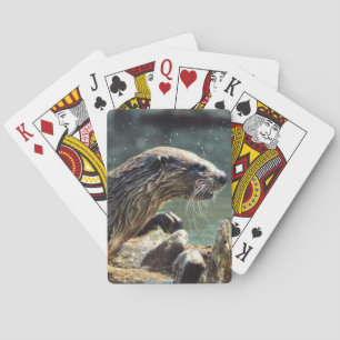 Foto van de Otter Animal-lover van het wild Speelkaarten