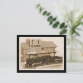Foto van de oude Fashioned Model Train Briefkaart (Staand voorkant)