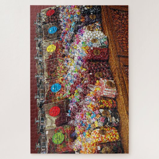 Foto van de oude Fashioned Snoep Store Legpuzzel (Verticaal)