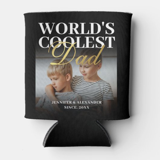 Foto van de oudste vader van de wereld 2 blikjeskoeler (Voorkant)