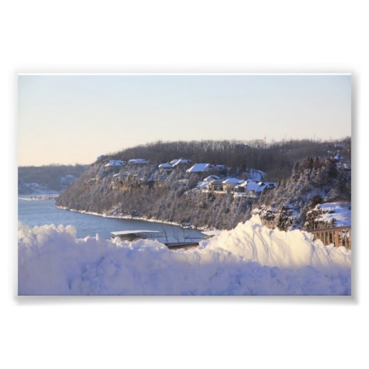 Foto van de Ozarks Winter Afdruk (Voorkant)