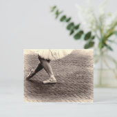 Foto van de Pantoffels van het Ballet Briefkaart (Staand voorkant)