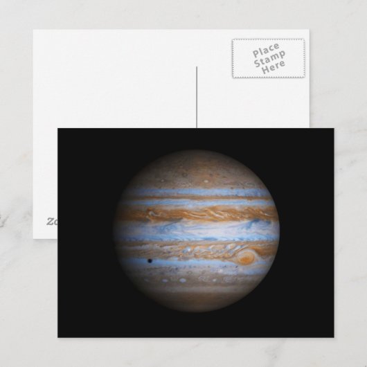 Foto van de Planet Jupiter Briefkaart (Voorkant / Achterkant)