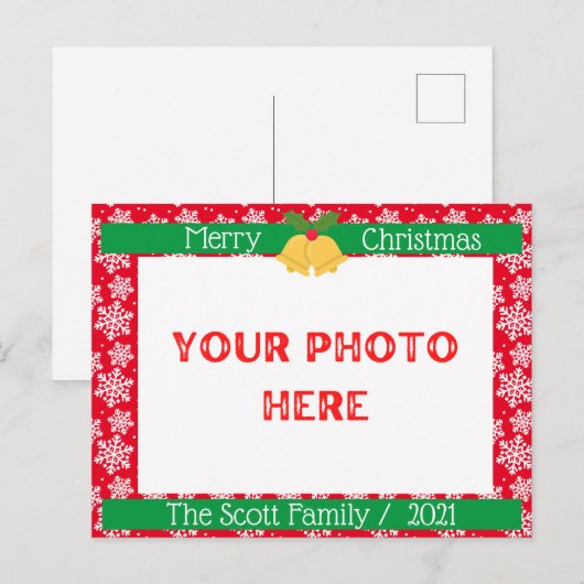 Foto van de pretserie Merry Kerstry Briefkaart (Voorkant / Achterkant)