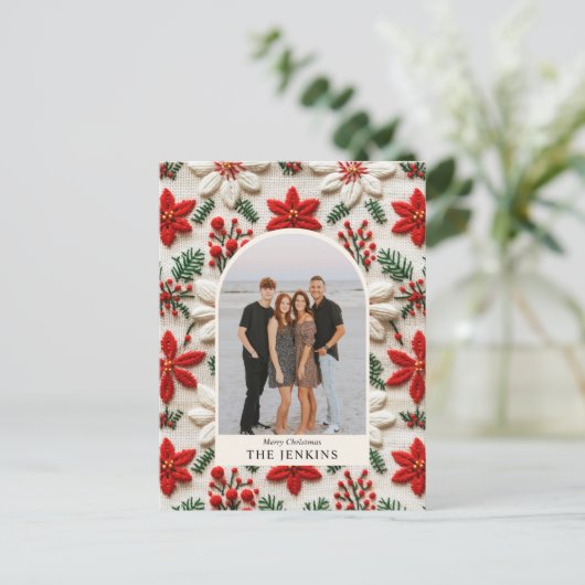 Foto van de pretserie Merry Kerstry Feestdagenkaart (Staand voorkant)