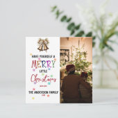 Foto van de pretserie Merry Kerstry Kaart (Staand voorkant)