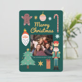 Foto van de pretserie Merry Kerstry Kaart (Staand voorkant)