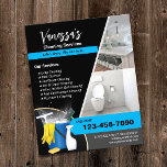Foto van de Professional House Cleaning Maid Servi Flyer<br><div class="desc">Professionele fotobrochures voor het schoonmaken van het huis.</div>