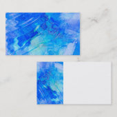 foto van de rimpeling van de zakenkaart van het wa visitekaartje (Voorkant / Achterkant)