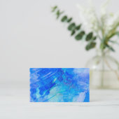 foto van de rimpeling van de zakenkaart van het wa visitekaartje (Staand voorkant)