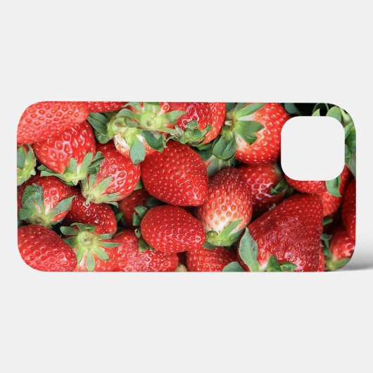 Foto van de Rode Juicy-aardbeien Case-Mate iPhone Case (Achterkant (horizontaal))