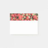 Foto van de Rode Juicy-aardbeien Post-it® Notes (Voorkant)