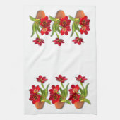 Foto van de roodbuisjes theedoek (Verticaal)