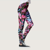 Foto van de roze bloeiende hondhout leggings (Rechts)