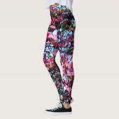 Foto van de roze bloeiende hondhout leggings (Links)