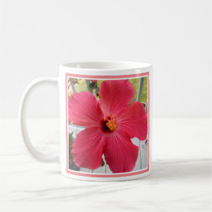Foto van de roze bloem van de Bijbel van Solomon V Koffiemok