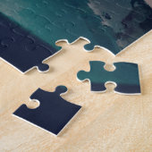 Foto van de roze Sunrise Borneo Oerwoud Boat Trave Legpuzzel (Zijkant)