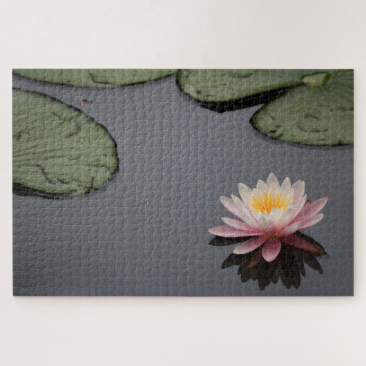 Foto van de roze waterLily Legpuzzel (Horizontaal)