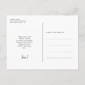 Foto van de scriptgraduatie-partij briefkaart (Achterkant)