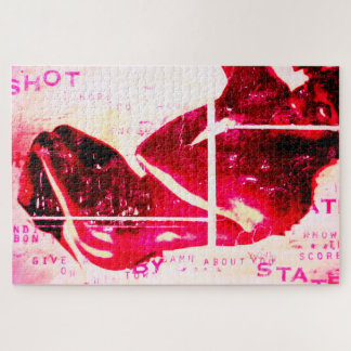 foto van de staat jigzaag puzzel legpuzzel