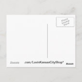 Foto van de stad Kansas City Tilt-Shift Briefkaart (Achterkant)