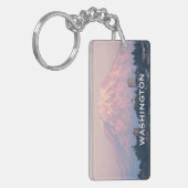 Foto van de State Mount Rainier Sleutelhanger (Voorkant Links)