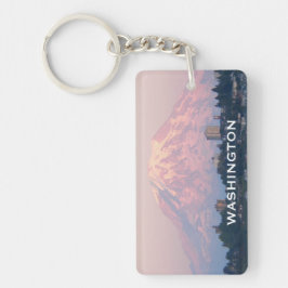 Foto van de State Mount Rainier Sleutelhanger