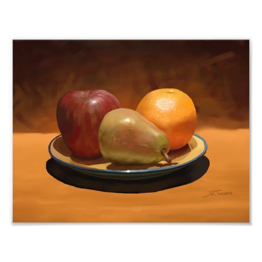 Foto van de "still Life Fruit Arrangement" Afdruk (Voorkant)