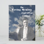 Foto van de Sun and Clouds Memorial Service | cita Programmakaart (Staand voorkant)