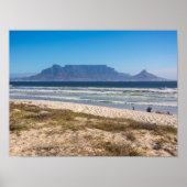 Foto van de Tafelberg, Kaapstad Poster (Voorkant)