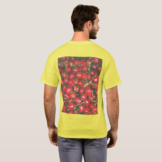 Foto van de "Tegel of Cherry Fruit". Bestel nu T-shirt (Achterkant volledig)