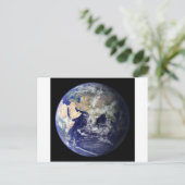 Foto van de Terre - Hémisphère Est Briefkaart (Staand voorkant)